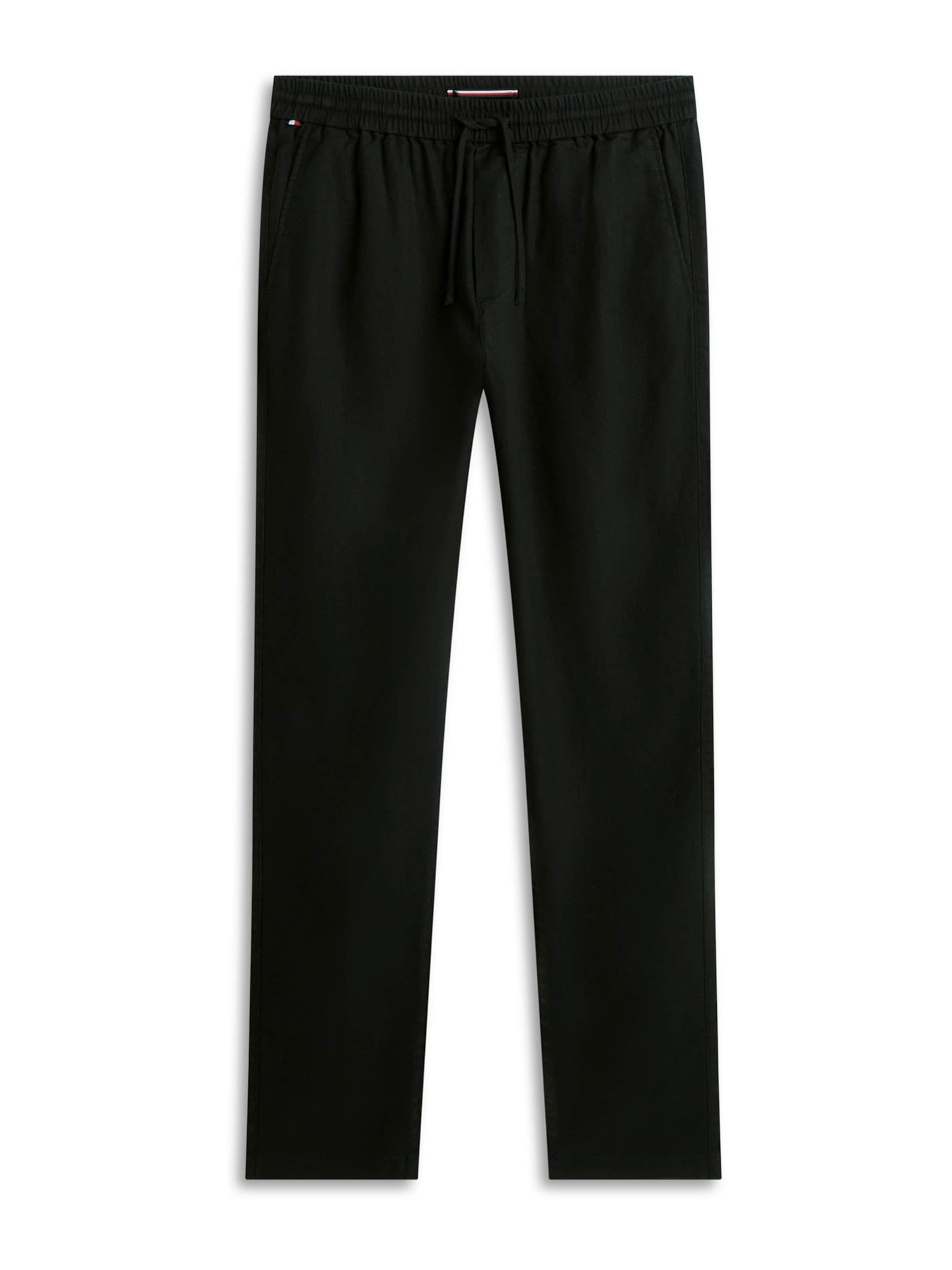 Pantalon TOMMY HILFIGER en noir : devant