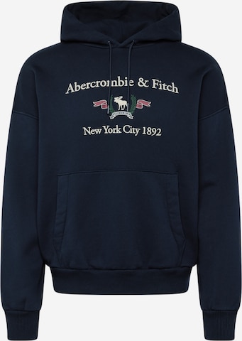 Abercrombie & Fitch Sweatshirt in Blauw: voorkant