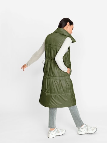 Gilet heine en vert