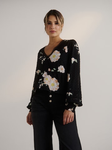 Camicia da donna 'Evie' di Guido Maria Kretschmer Women in nero: frontale