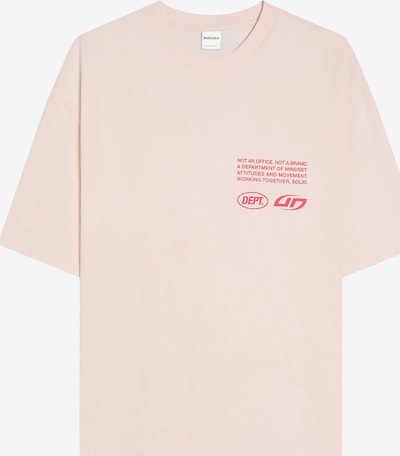 Bershka Majica u pastelno roza / crvena, Pregled proizvoda