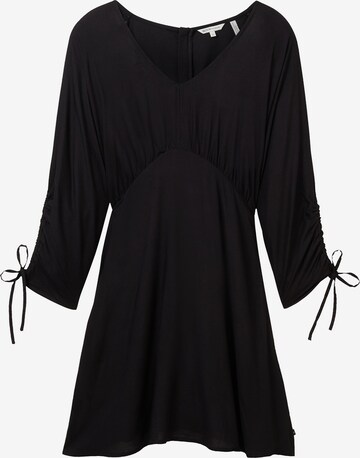 Robe TOM TAILOR DENIM en noir : devant