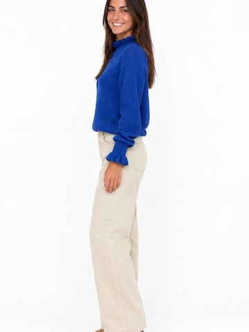 Pullover 'Camisola Belleza em Malha De Luz' di Fulgor in blu