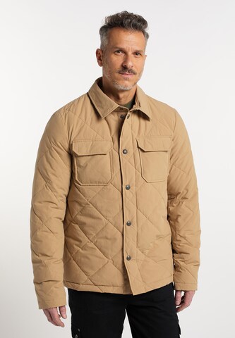 Veste mi-saison DreiMaster Vintage en beige : devant