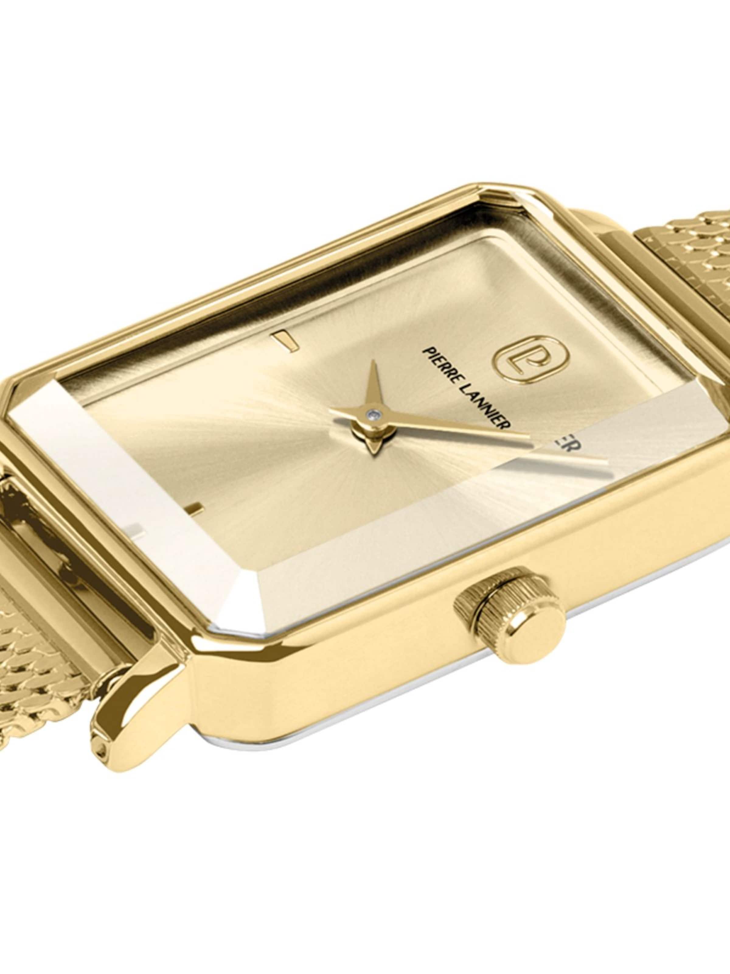 Pierre Lannier Analoguhr‌‌‌‌‌ in Gold