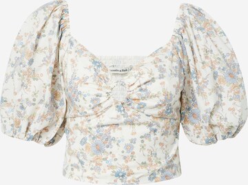 Abercrombie & Fitch Bluse in Weiß: predná strana