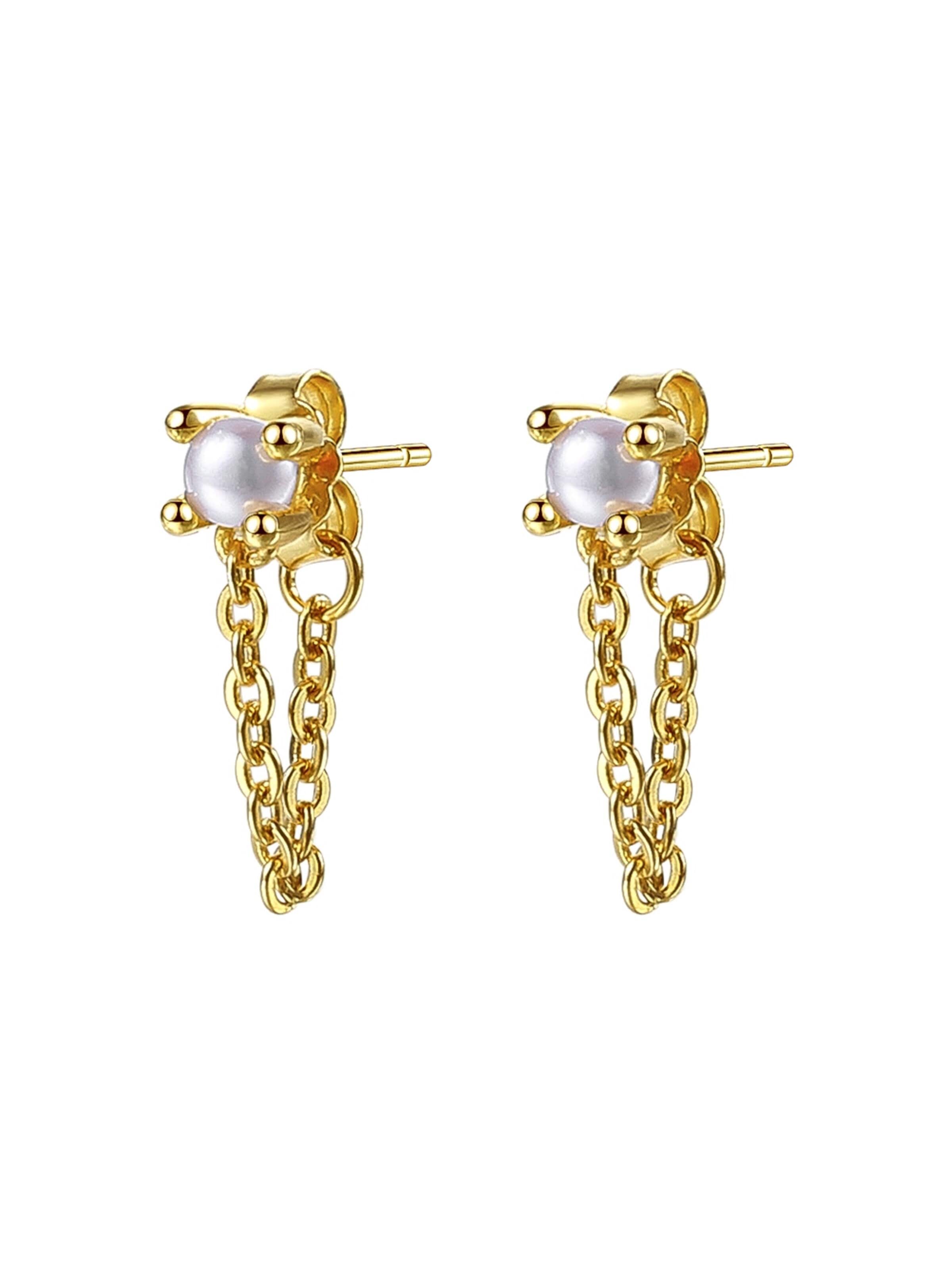 Hey Happiness Earrings 'Margent' in Gold