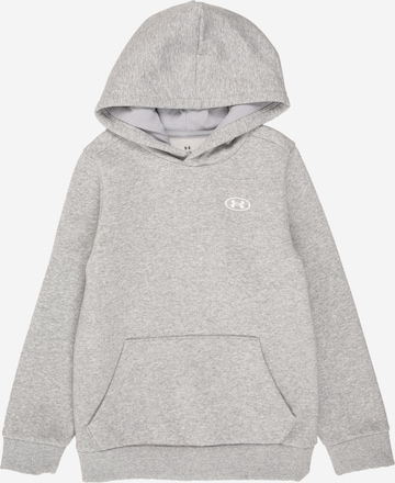 UNDER ARMOUR Спортивный свитшот 'RIVAL' в Серый: спереди