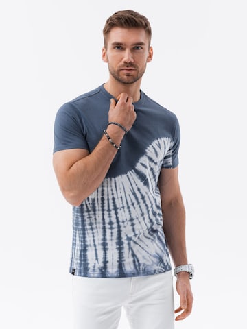 T-Shirt 'S1617' Ombre en bleu : devant