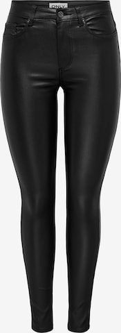 juoda ONLY Siauras Kelnės 'ALIDA': priekis