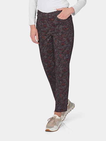 Goldner Regular Pants 'CARLA' in Grey: front