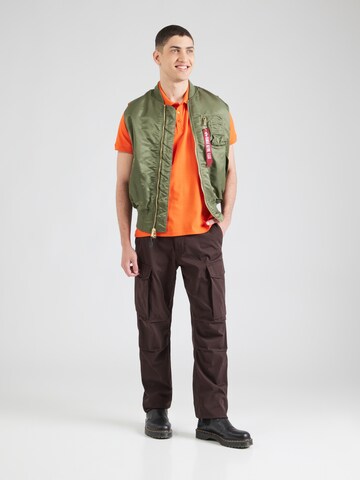 Maglietta di ALPHA INDUSTRIES in arancione