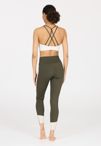 Athlecia Skinny Tights 'Aspasia' in Braun