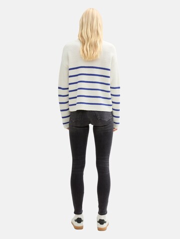 TOM TAILOR DENIM Skinny Jeans 'Nela ' in Zwart