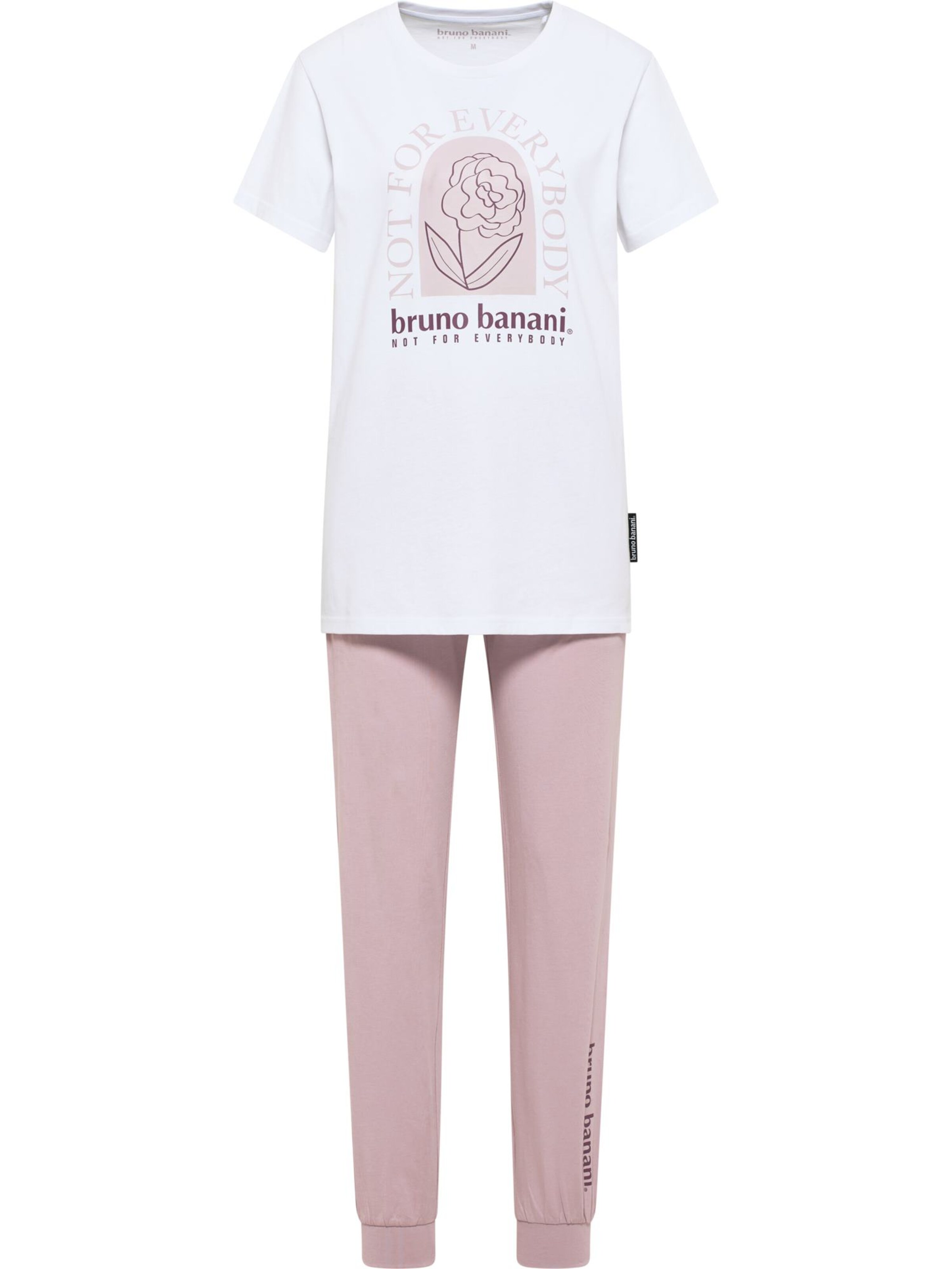 Bruno Banani Pyjama 'BURNETT' in Roze: voorkant