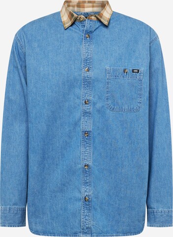 VANS Regular fit Button Up Shirt 'DEERFIEL' in Blue: front