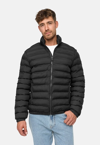 INDICODE JEANS Übergangsjacke 'Bjarne' in Schwarz