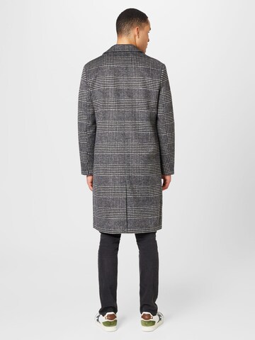 BURTON MENSWEAR LONDON Between-Seasons Coat in Black