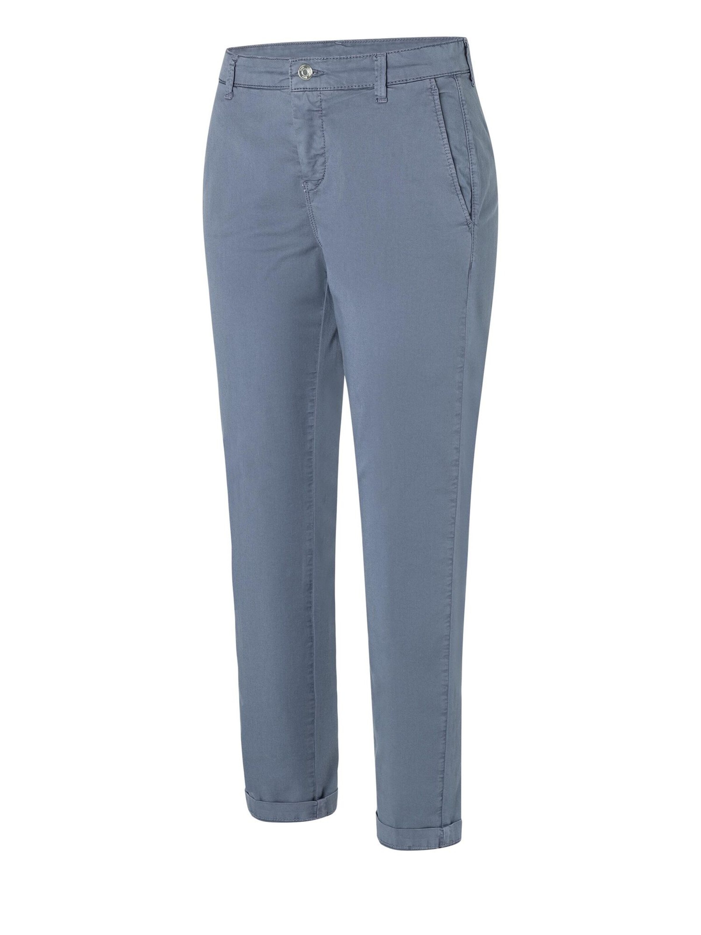 MAC Slimfit Chinohose 'MAC Chino grisaille PPT' in Blau