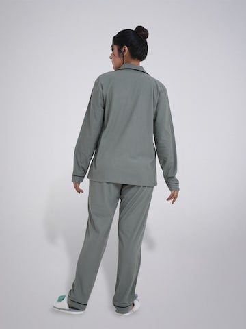 LEAFLETIC Pyjamas 'Leafletic Women’s Nightwear Long set' i grøn