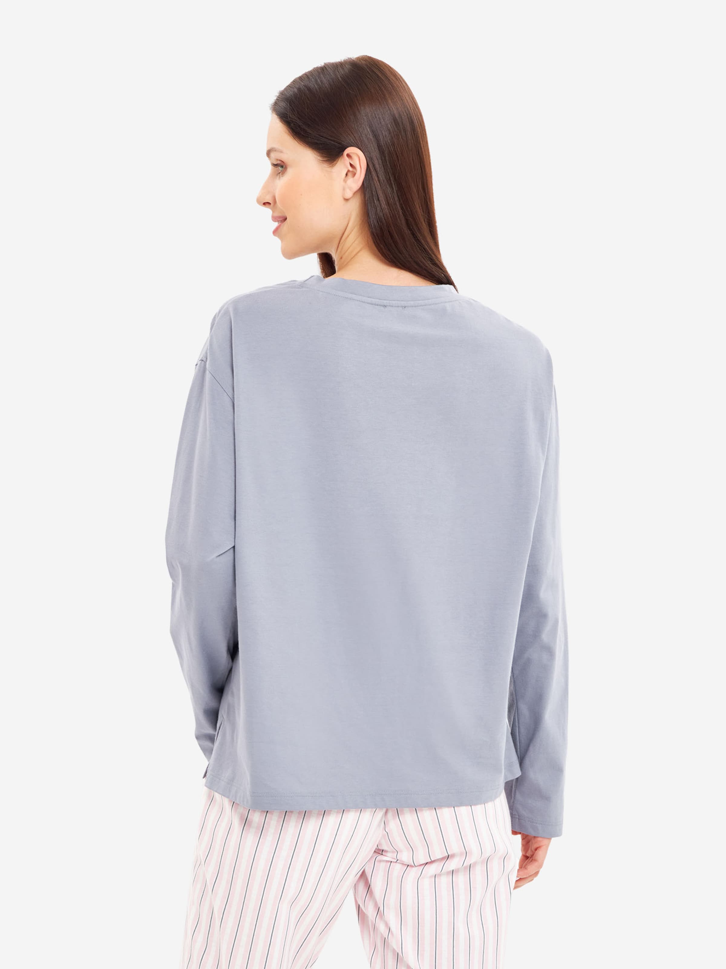 Rösch Pajama Shirt ' Basic ' in Grey