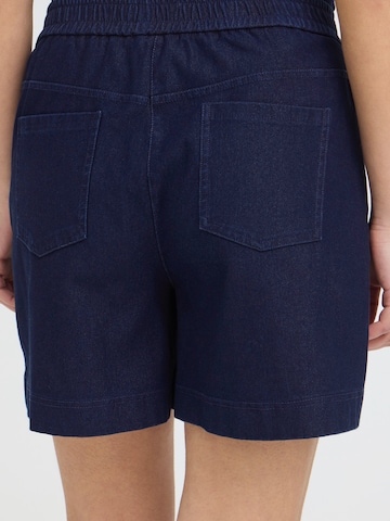 ICHI - regular Vaquero en azul