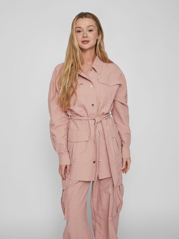 VILA Jacke 'POCKY' in Pink: predná strana