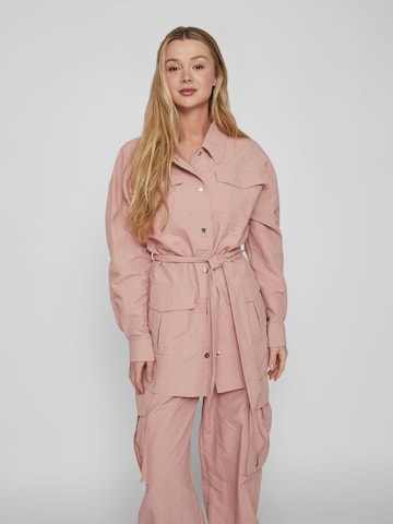 VILA Between-Season Jacket 'POCKY' in Pink: front