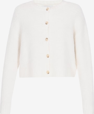 usha WHITE LABEL Gebreid vest in Wit: voorkant