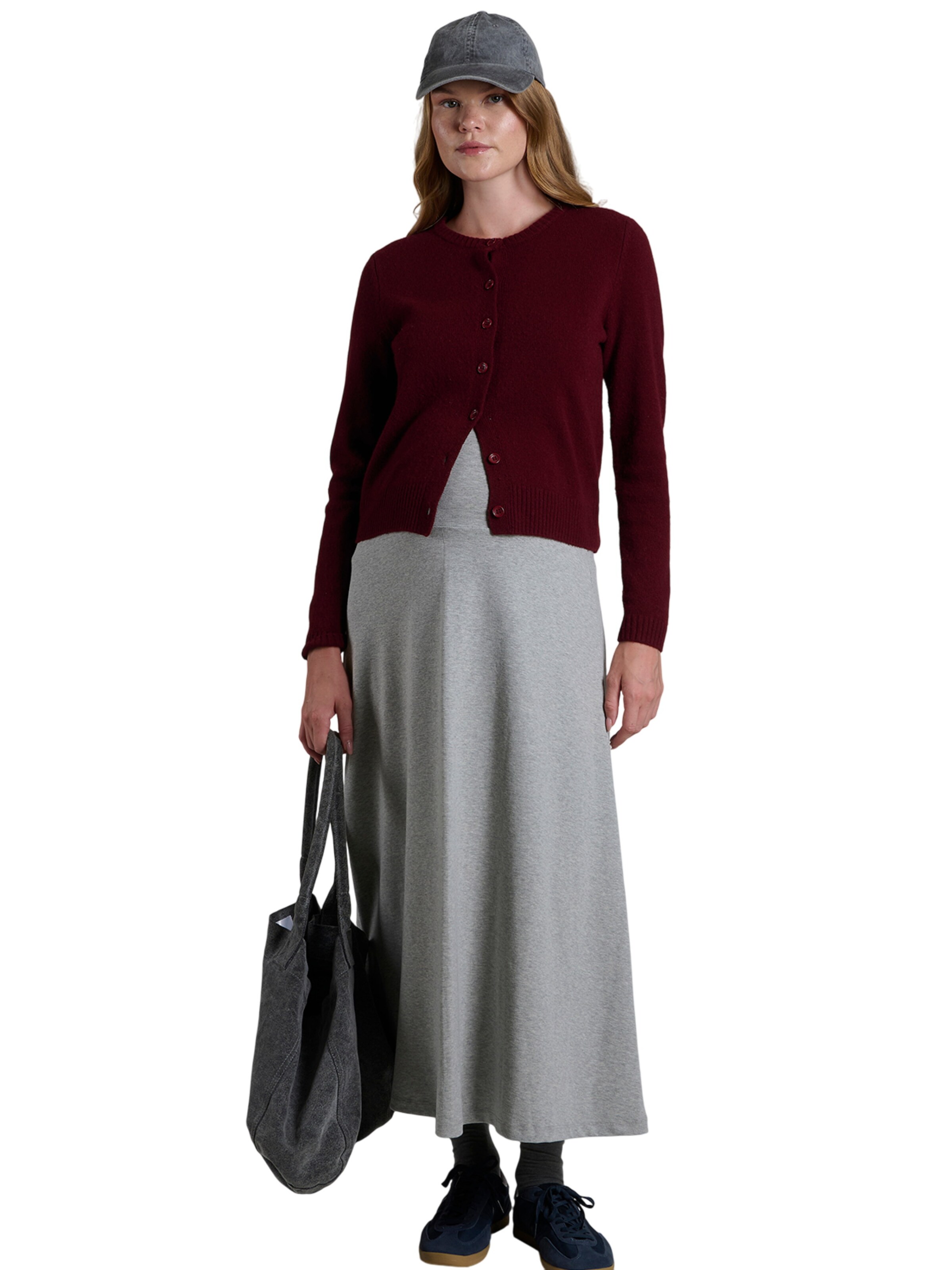 LYN MAMA Rok in Grijs: voorkant
