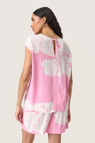 SOAKED IN LUXURY - Blusa 'SLZaya' em rosa