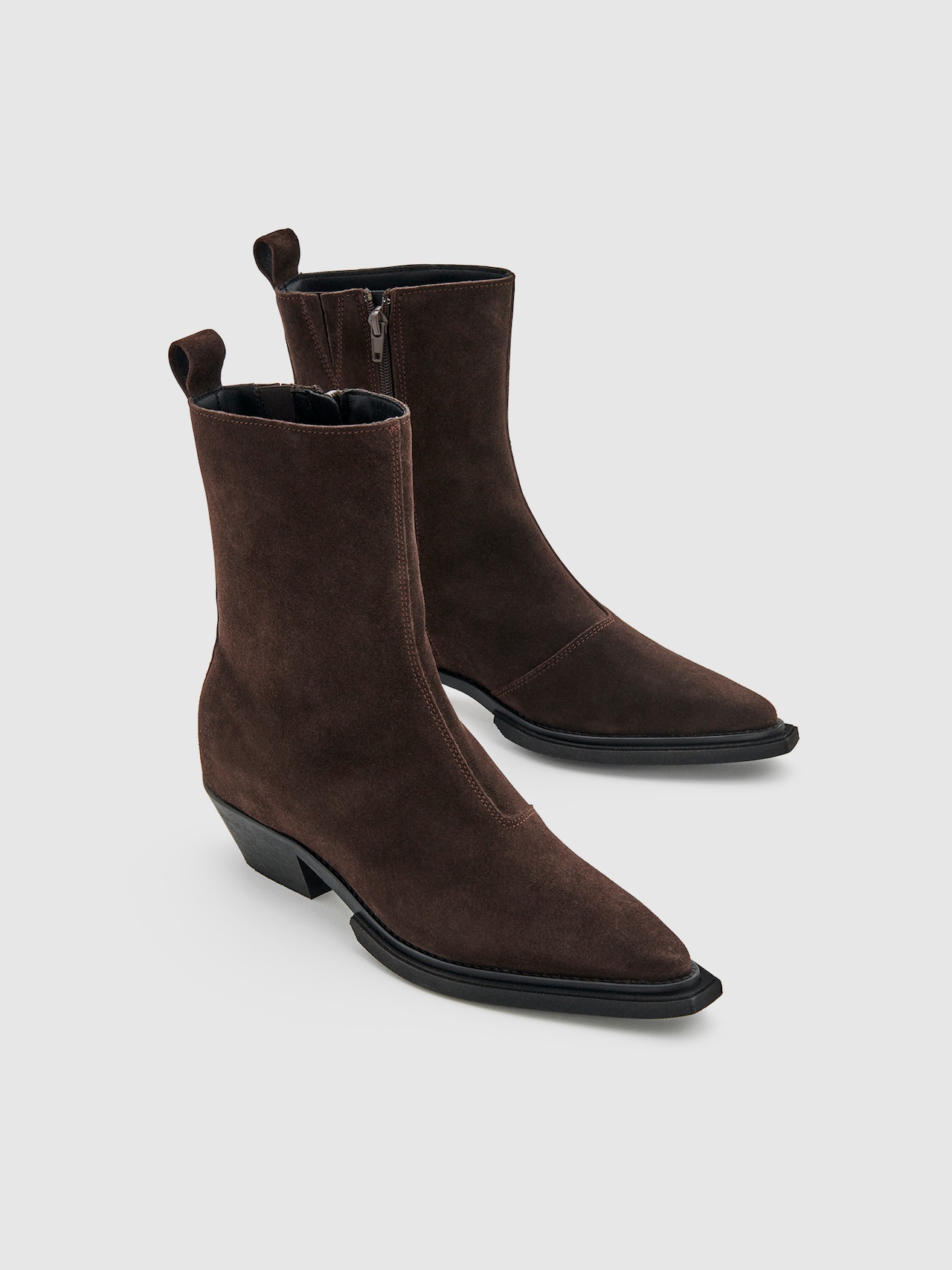 EDITED Produkte Stiefelette 'Alia' dunkelbraun