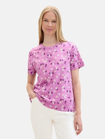 TOM TAILOR T-Shirt in Lila