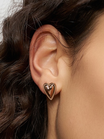 Liebeskind Berlin Ohrringe 'Heart' in Gold: Vorderseite