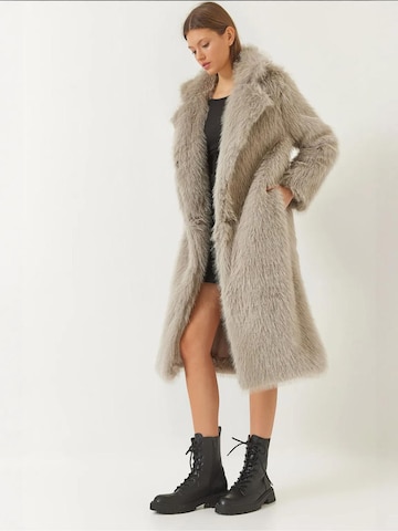Manteau d’hiver Bianco Lucci en gris