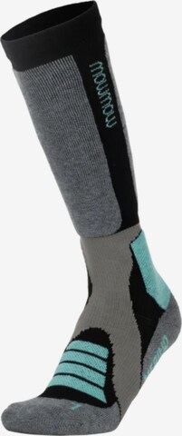 Chaussettes de sport 'MowMow Ski Socks - Silver Ions - Antibacterial - Men - Women - Size 39-42 - Gray' Mowmow en gris : devant