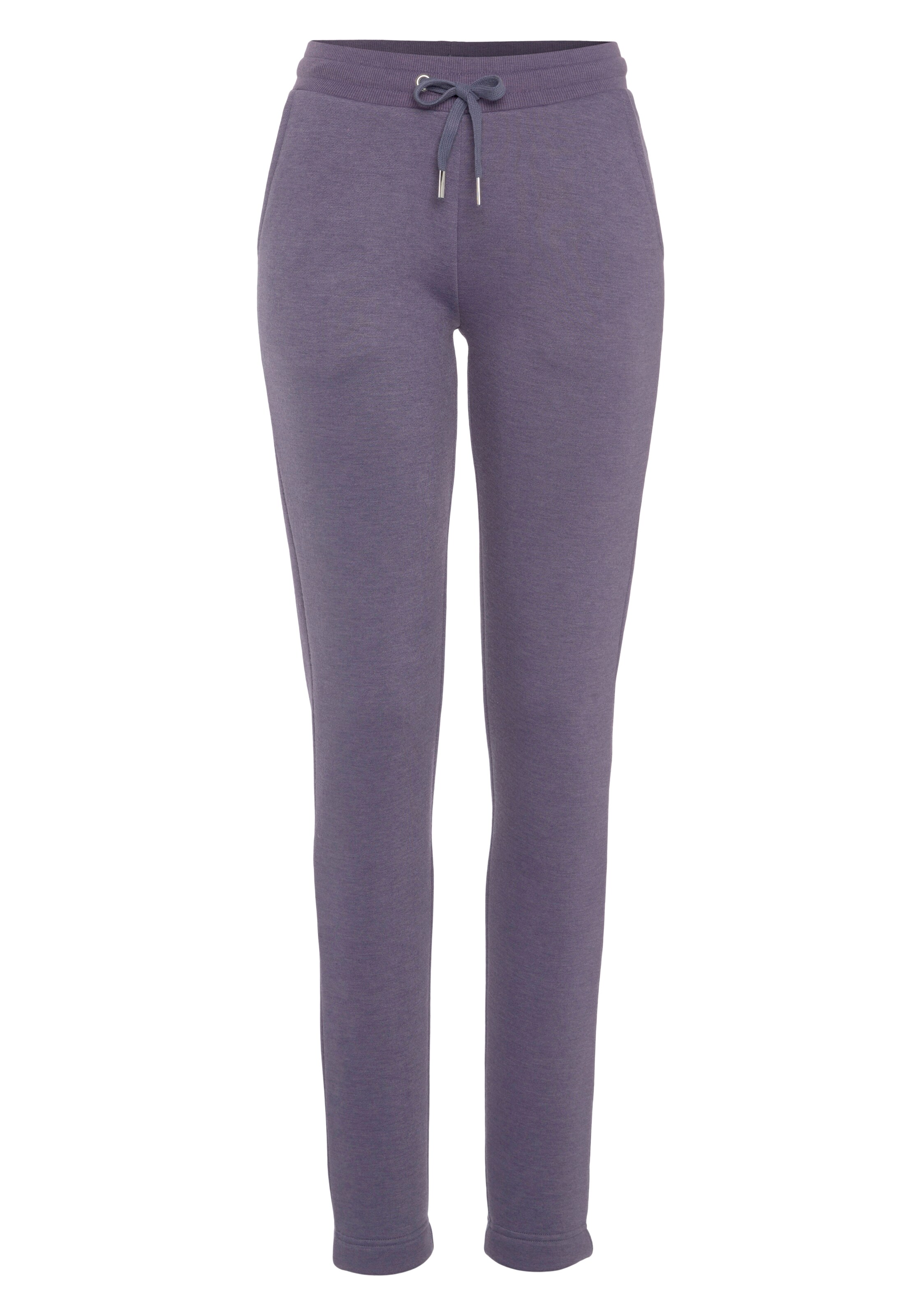 VIVANCE Slimfit Hose in Lila: Vorderseite