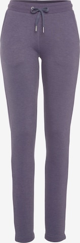 VIVANCE Slim fit Pants in Purple: front