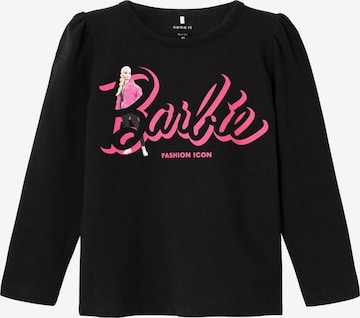 NAME IT - Camisola 'DALINA BARBIE' em preto: frente