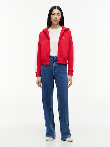 raudona Tommy Jeans Džemperis