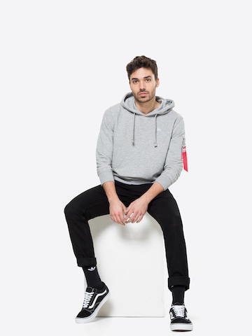 ALPHA INDUSTRIES Sweatshirt 'X-Fit' in Grau