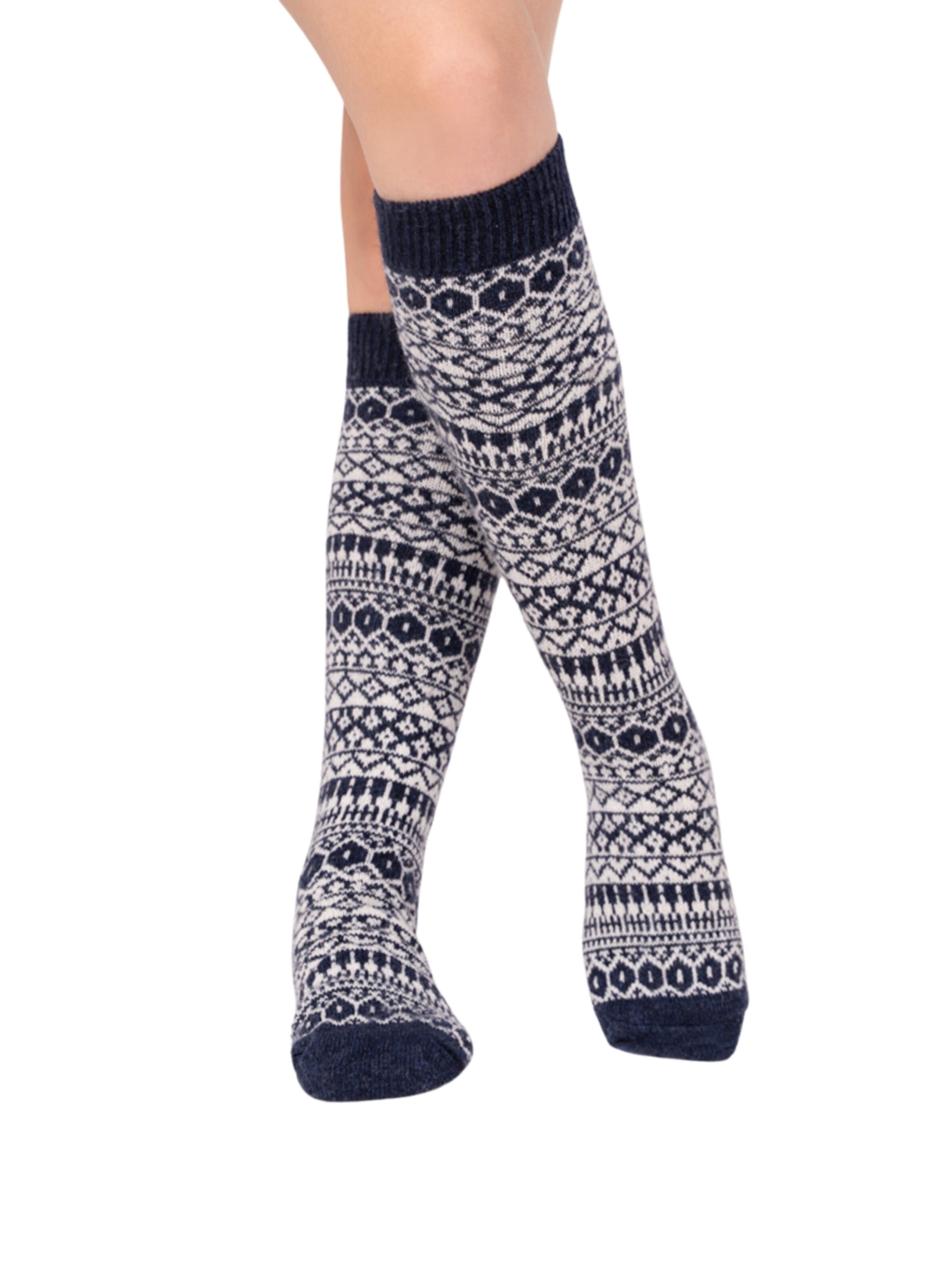 HomeOfSocks Knee High Socks 'HOSK704' in Blue
