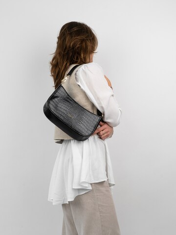 Expatrié Shoulder Bag 'Féline' in Black