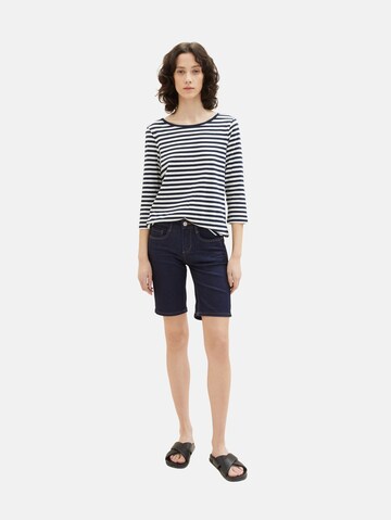 TOM TAILOR Regular Shorts 'Alexa' in Blau