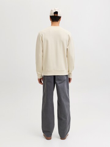 JACK & JONESSweater majica 'JJEDOVER' - bijela boja