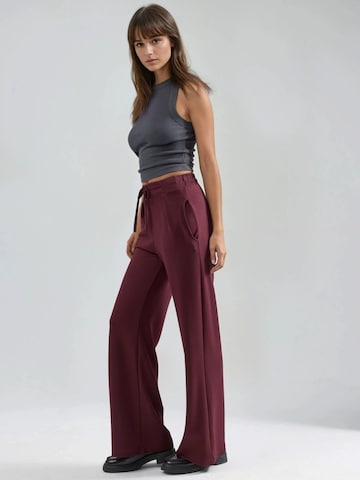Hiccup Wide leg Broek in Rood