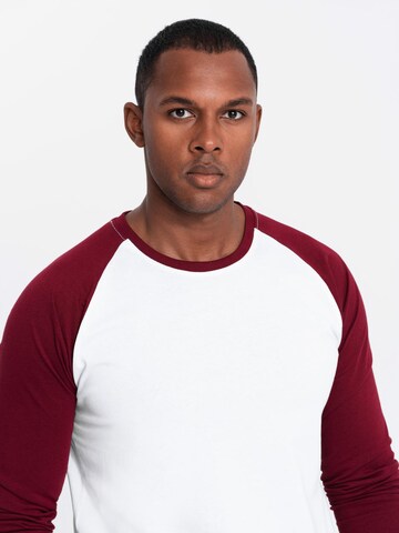 Ombre Shirt in Weiß