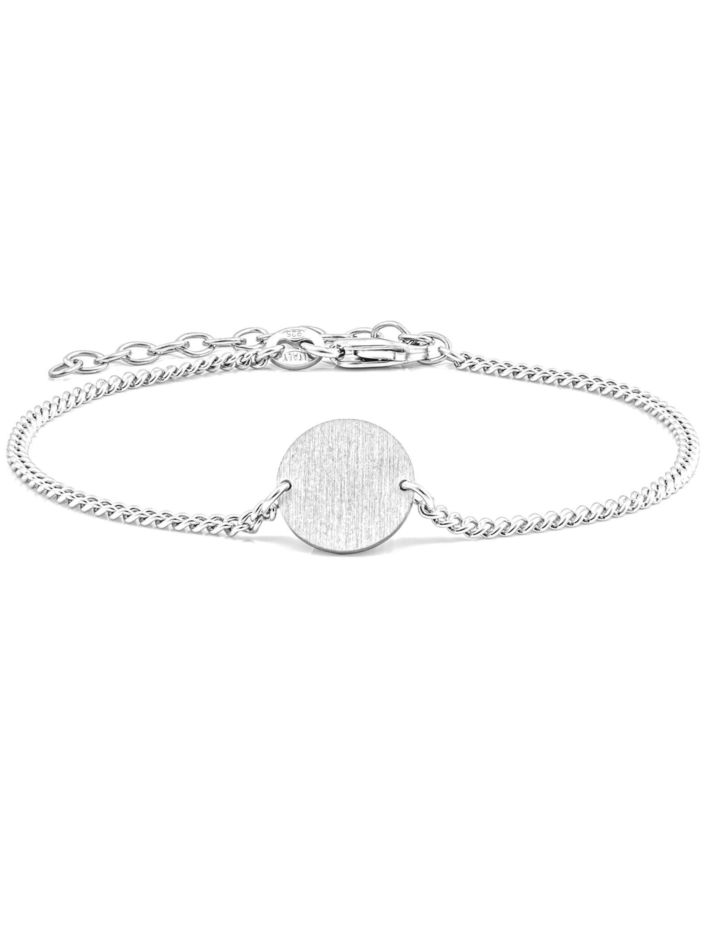 modabilé Armband 'CIRCLE'‌‌‌‌ in Silber: Vorderseite