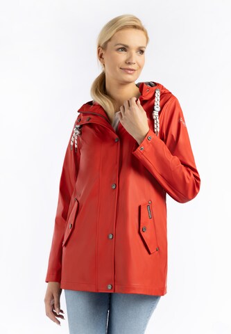 Schmuddelwedda - Chaqueta funcional en rojo: frente