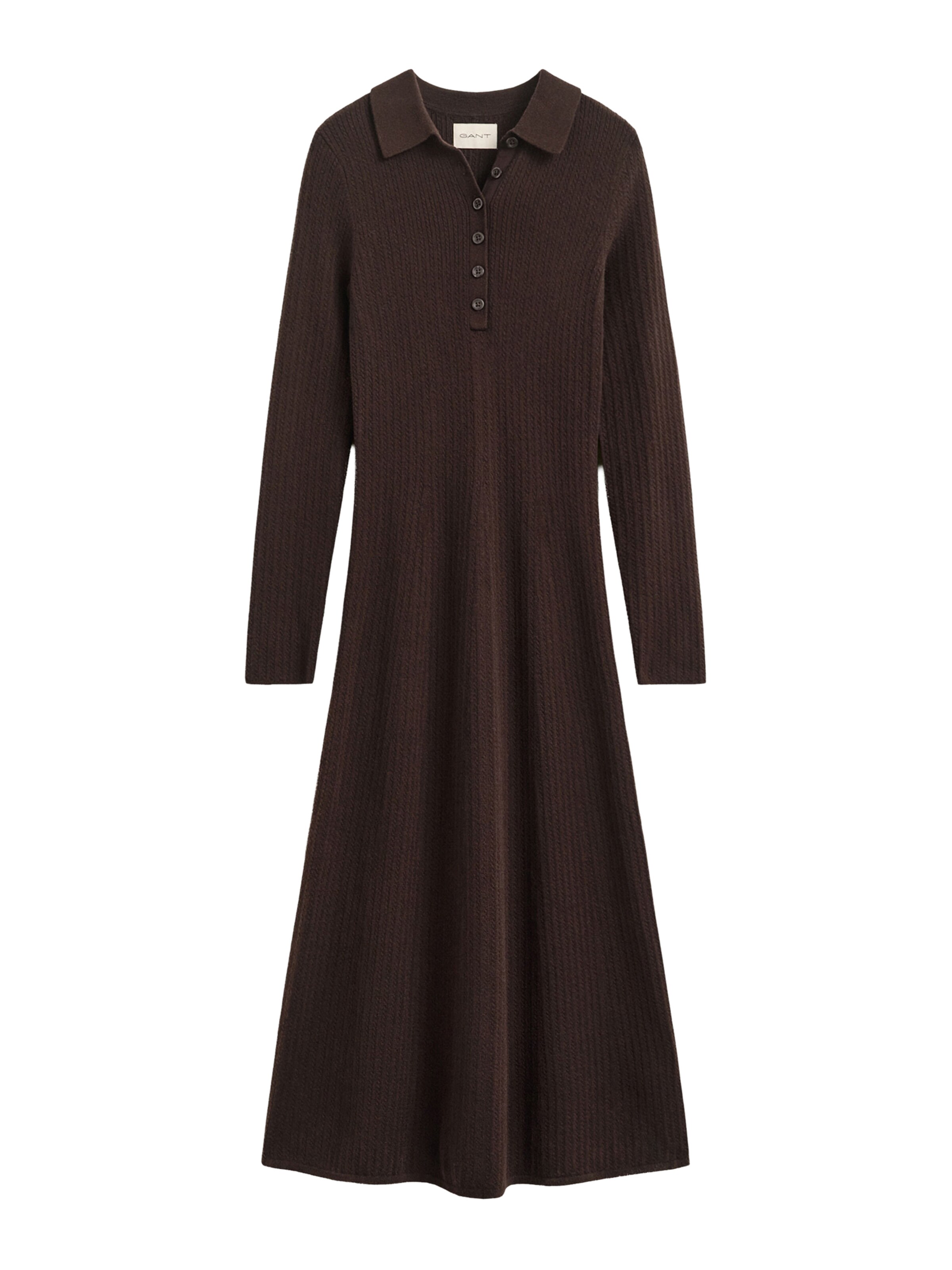 GANT Robes en maille en XS en brun foncé, Vue avec produit